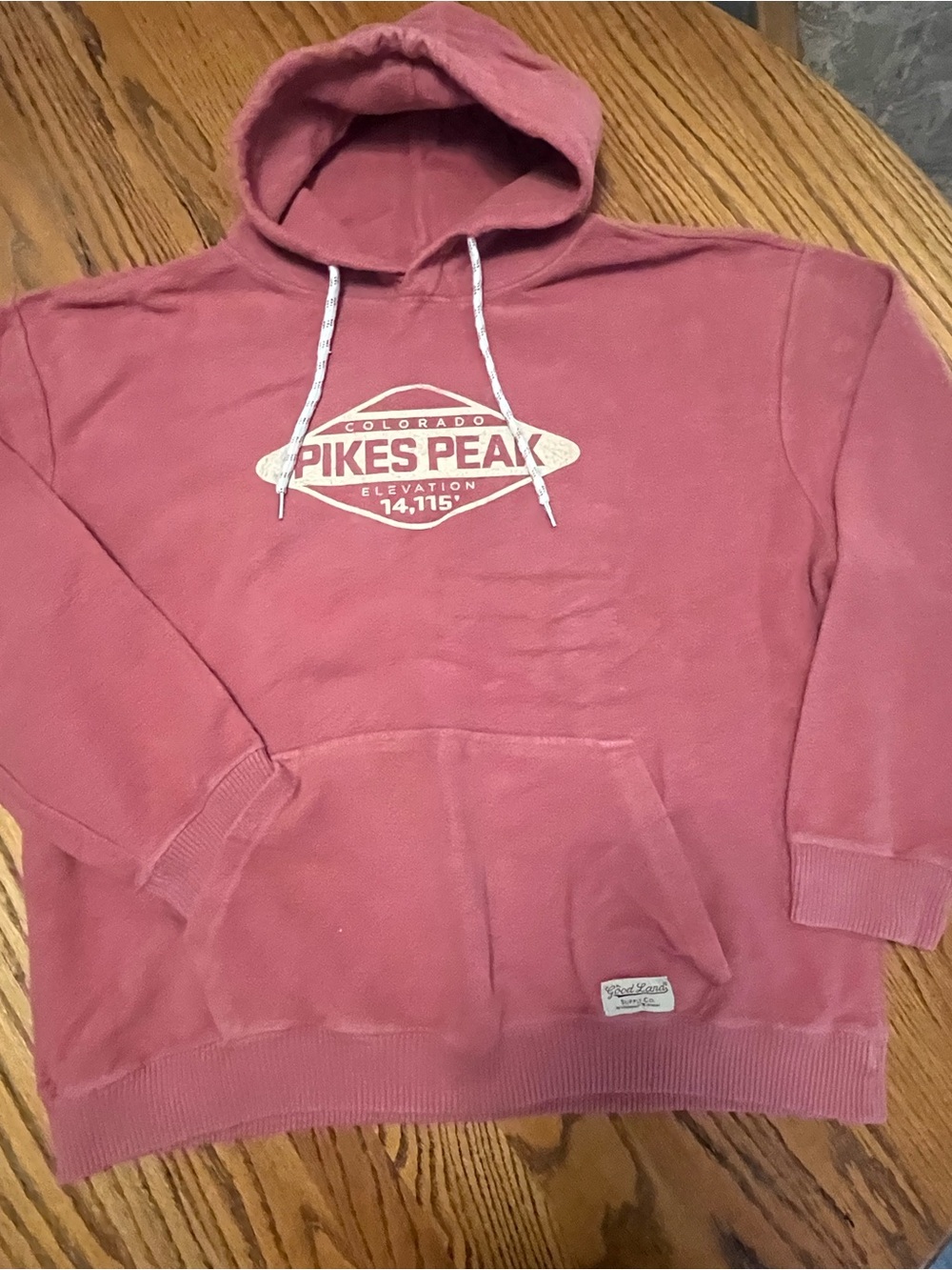 Pikes Peak Oversized Hoodie - Rose